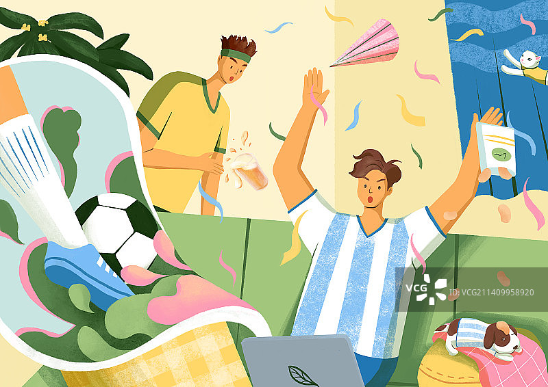 世界杯进球时刻 球迷图片素材