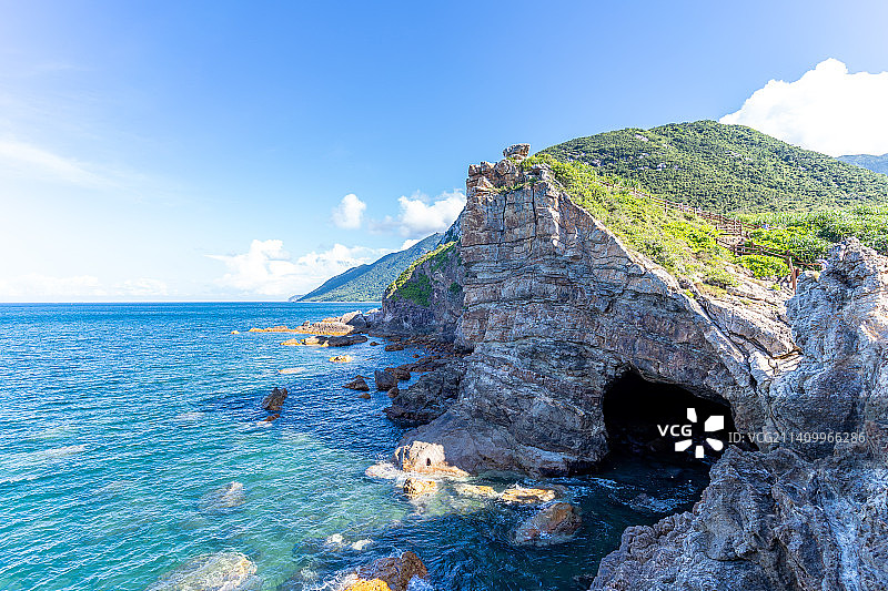 深圳杨梅坑鹿嘴山庄美人鱼拍摄地图片素材