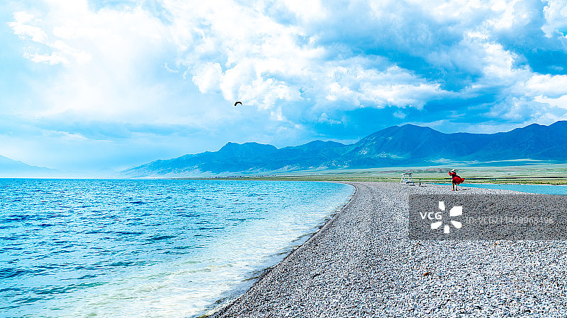 《塞里木湖》图片素材