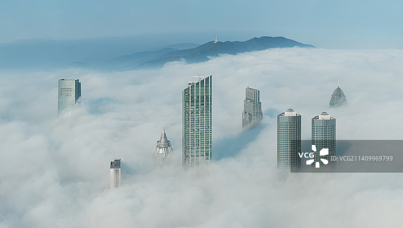 无锡平流雾图片素材