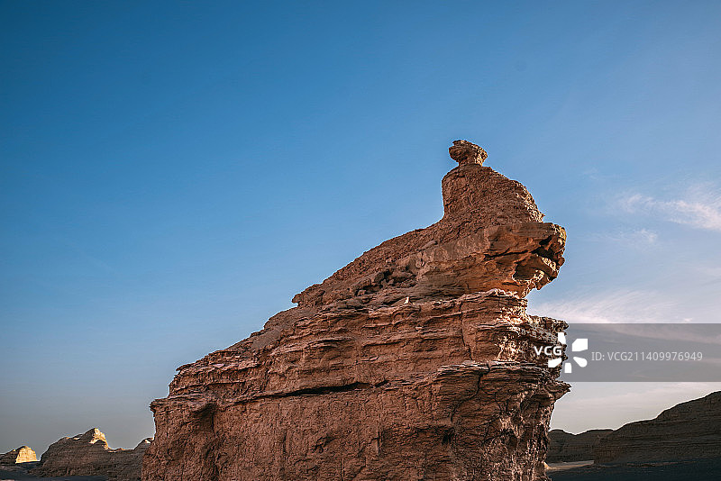 敦煌雅丹魔鬼城的风光图片素材
