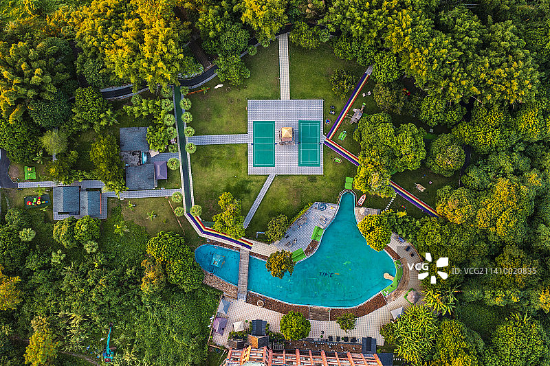 红水河来宾时光岛风光图片素材