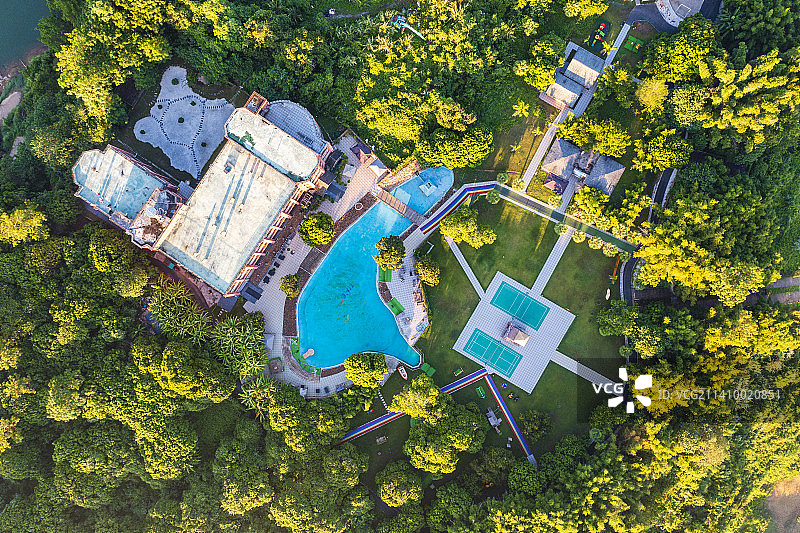 红水河来宾时光岛风光图片素材
