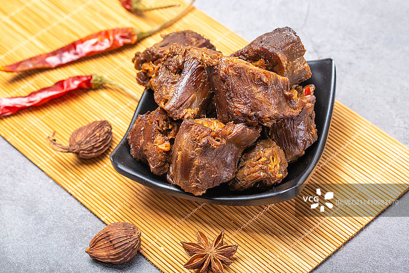 川味卤鸭脖美食小吃图片素材