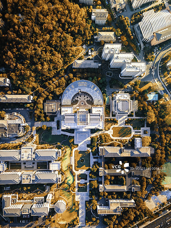 浙江外国语学院俯视图图片素材