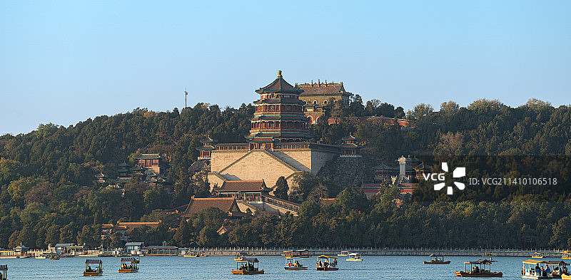 万寿山图片素材