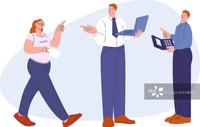 相互指责的人和算账人物图片素材