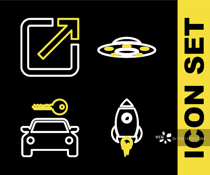 不明飞行物火箭图片素材