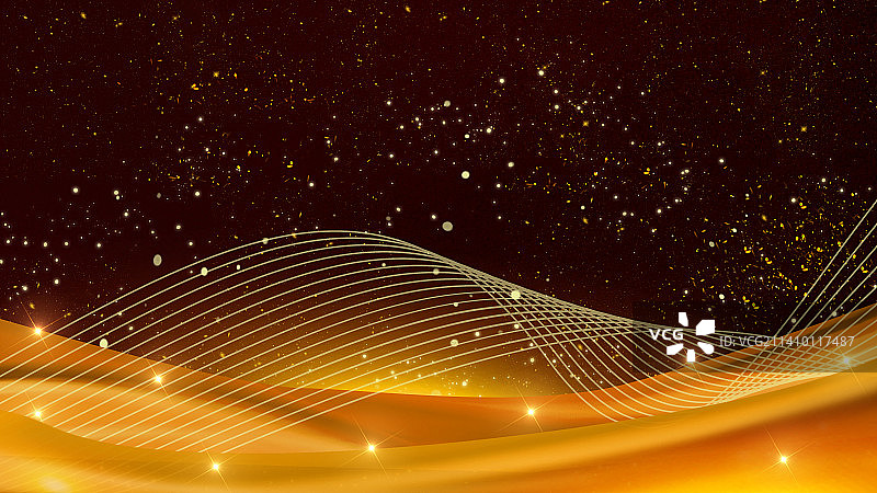 星光点点贵族周年庆黑金高贵企业背景墙纯背景图片素材