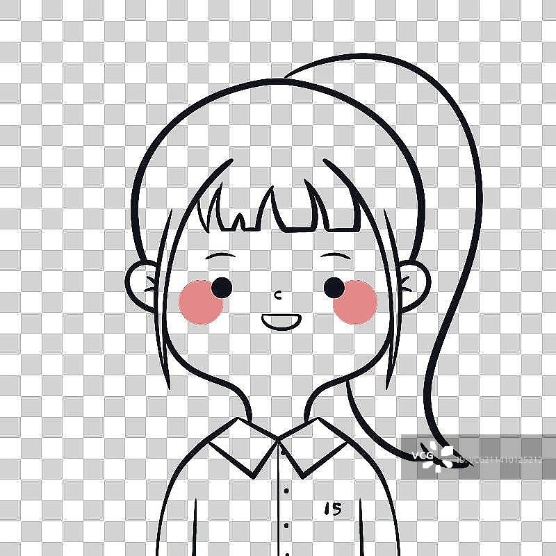 简笔画头像免扣素材图片素材