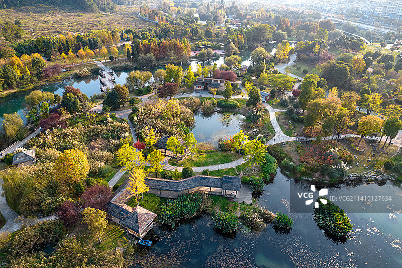 花溪十里河滩诗意园图片素材