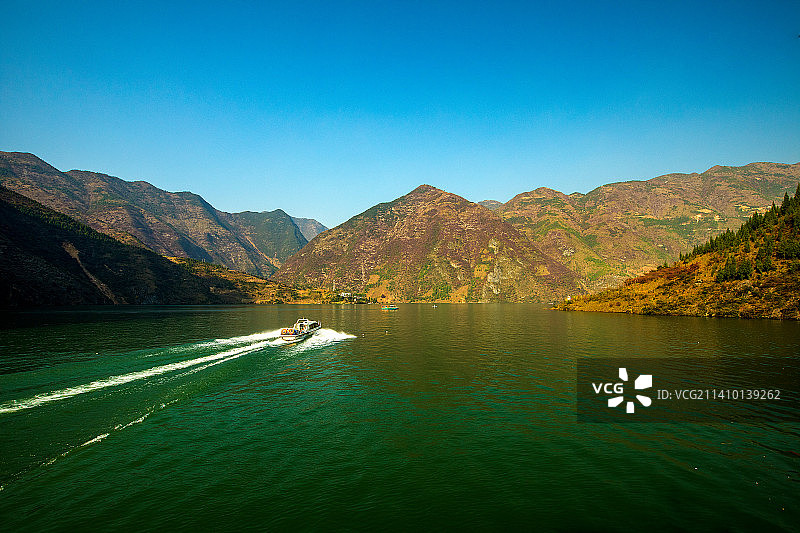 重庆巫山县小三峡龙门峡、巴雾峡、滴翠峡图片素材