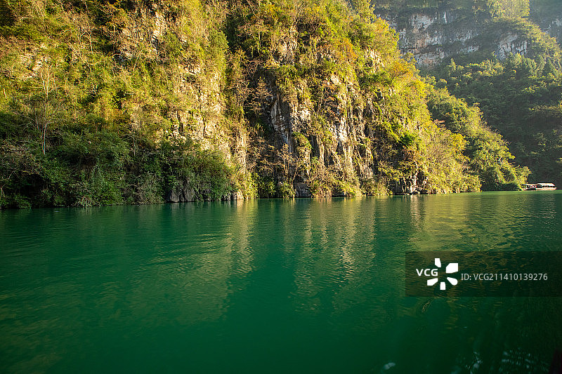 重庆巫山县小三峡龙门峡、巴雾峡、滴翠峡图片素材