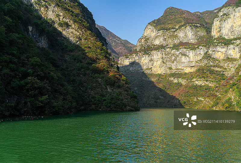 重庆巫山县小三峡龙门峡、巴雾峡、滴翠峡图片素材