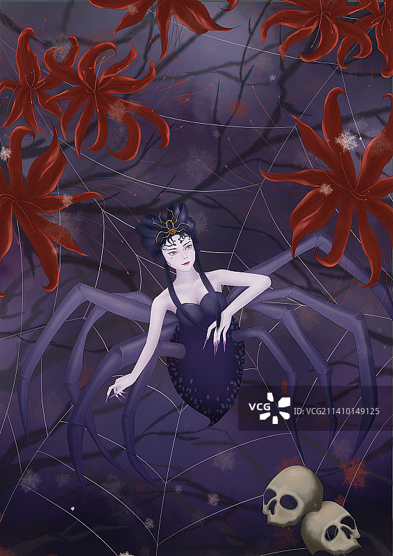 蜘蛛精图片素材