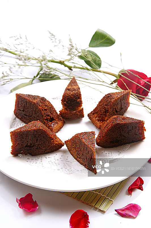 蜂蜜红糖红枣糕图片素材