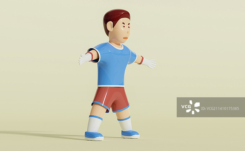 足球比赛守门员图片素材