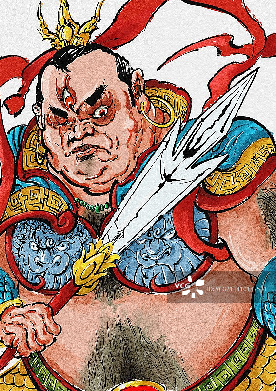 新版二郎神图片素材