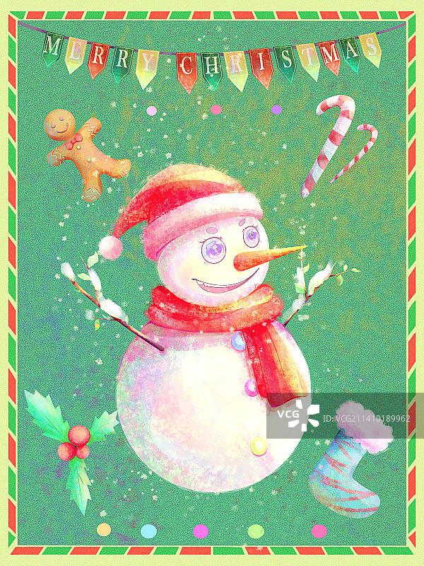 圣诞节插画图片素材