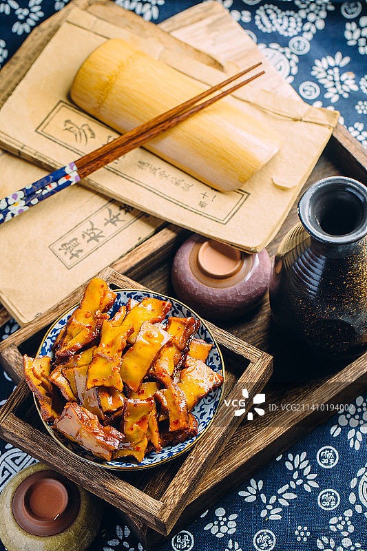 五香豆腐干美食图片素材