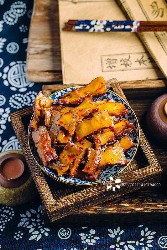 五香豆腐干美食图片素材