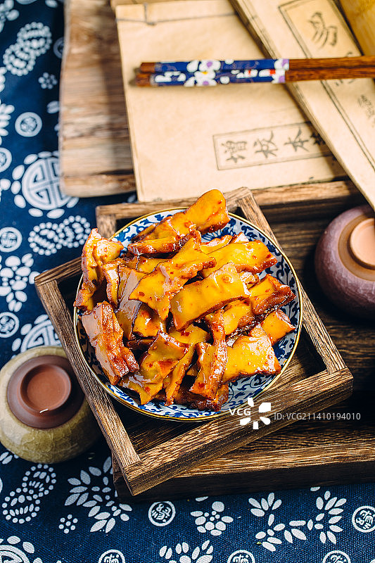 五香豆腐干美食图片素材