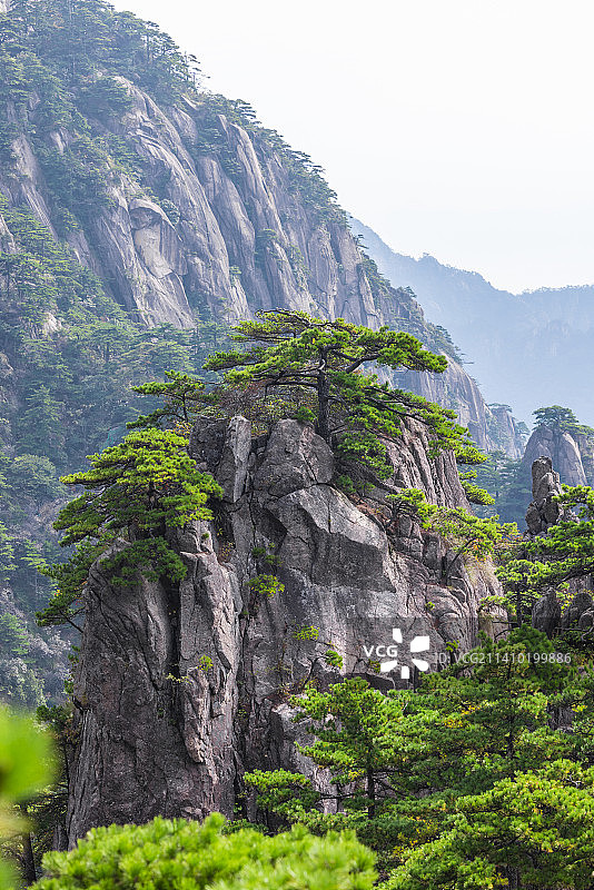 安徽黄山风景区自然风光图片素材
