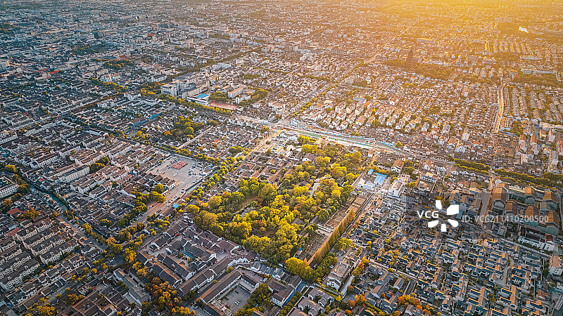 金光照姑苏图片素材