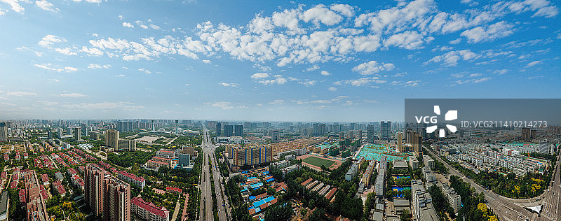 潍坊 奎文区 地标 航拍素材 山东 潍坊市 城市 商业 风光图片素材