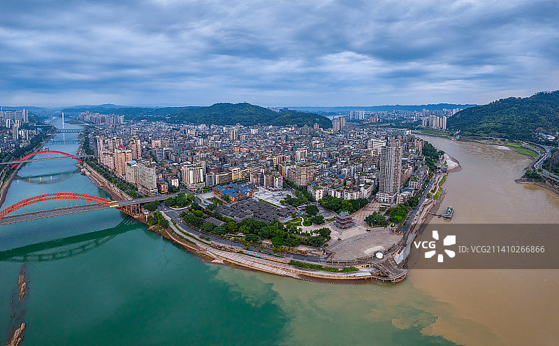 宜宾三江口图片素材