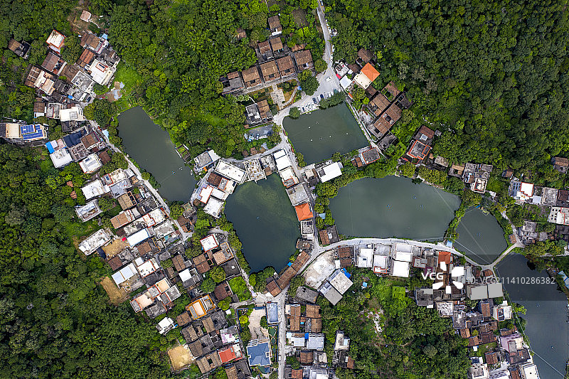 水乡泽国  江门 蓬江 棠下村图片素材