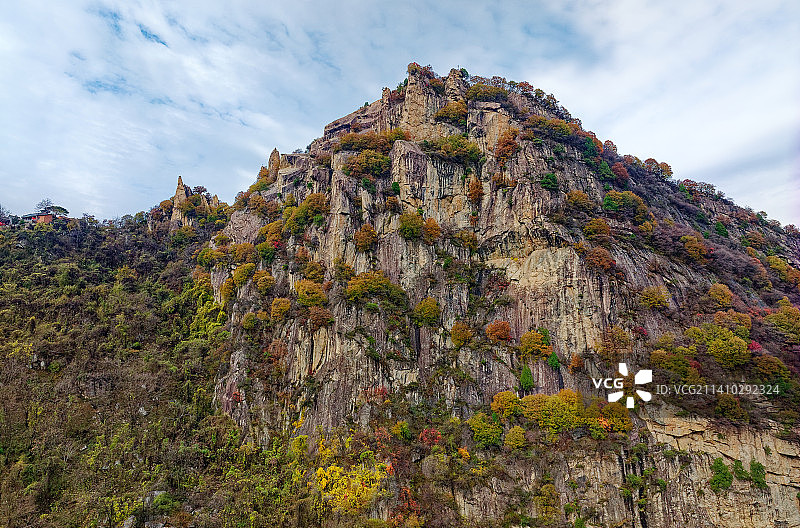 秋季陕西西安秦岭翠华山自然风光图片素材