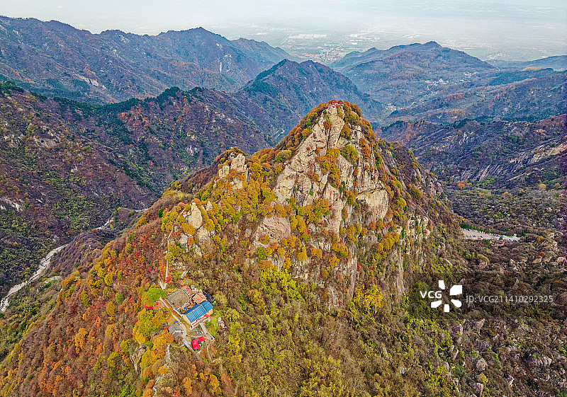 秋季陕西西安秦岭翠华山自然风光图片素材