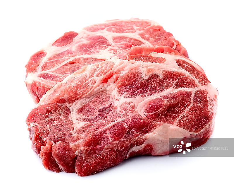 摩尔多瓦白色背景上的红肉特写图片素材