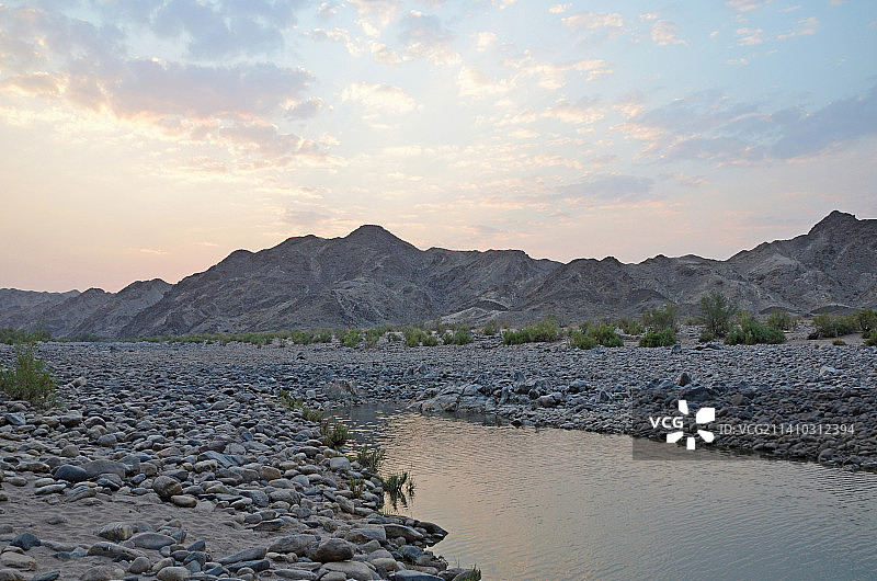 在纳米比亚南部的鱼河峡谷，纳米比亚图片素材