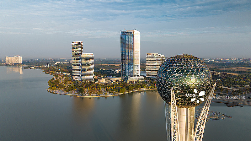 江苏常州滆湖揽月湾图片素材