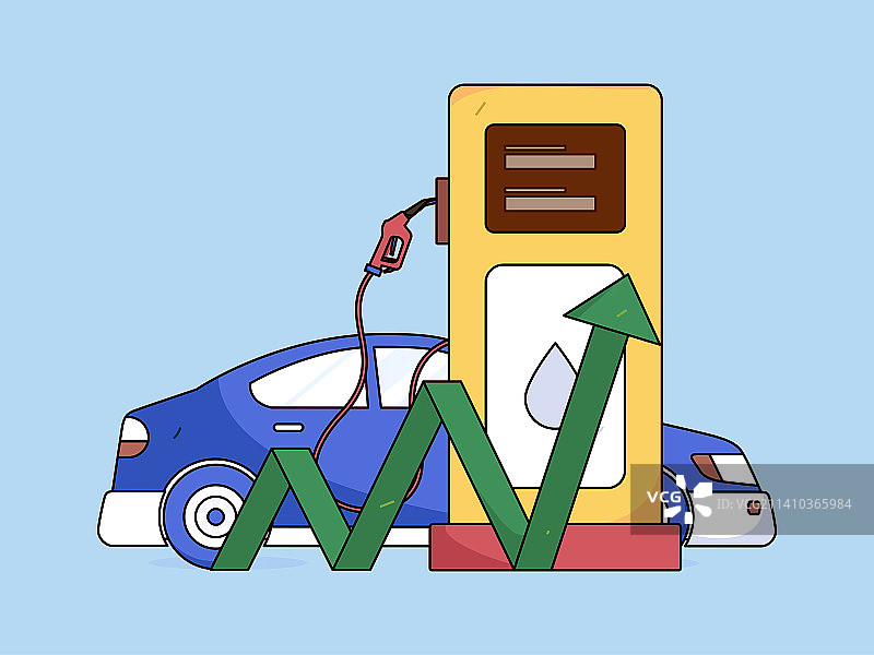 办理加油卡获得优惠矢量互联网运营插画图片素材