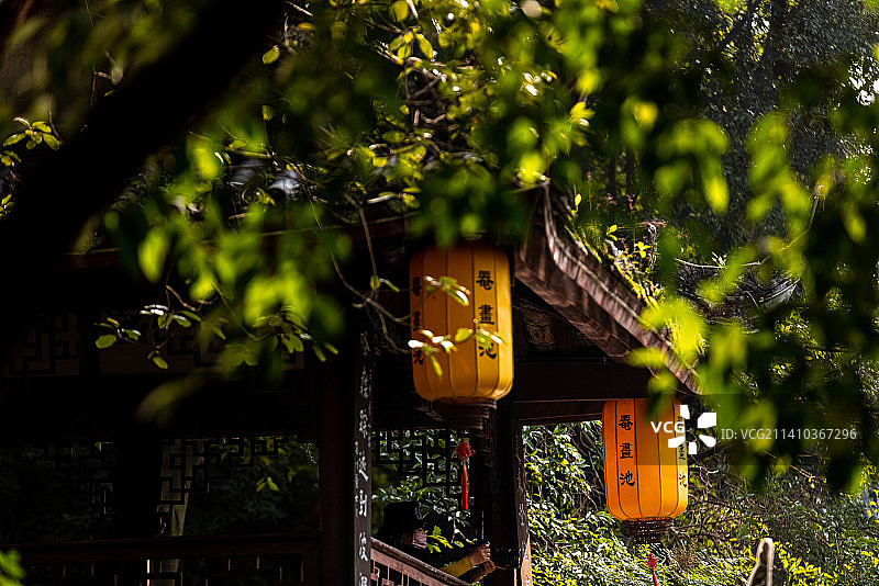 罨画池图片素材