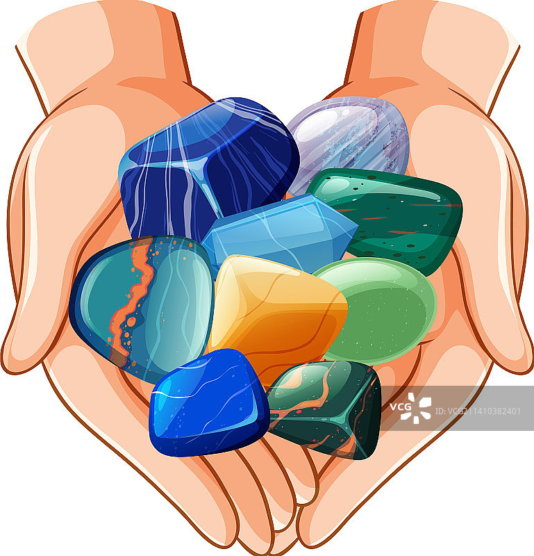 手中的宝石图片素材