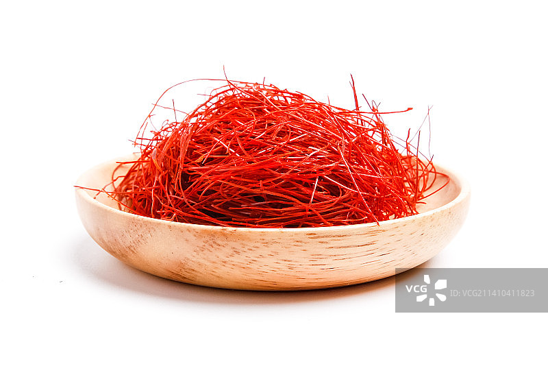 白底上放着藏红花图片素材