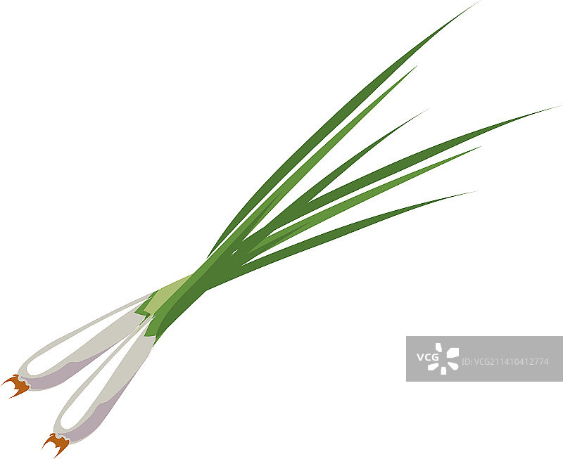 卡通小葱图标图片素材