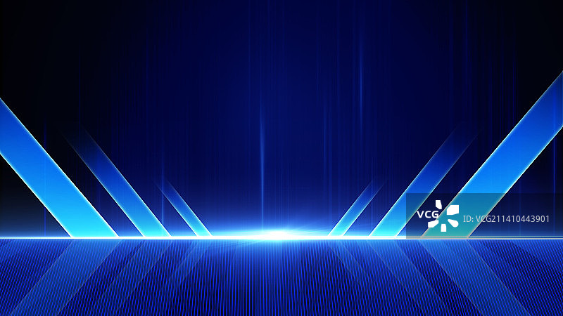 大气蓝色会议展板背景图片素材