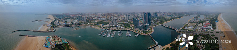 日照 东港区 地标 航拍素材 山东 日照市 城市 商业 风光图片素材