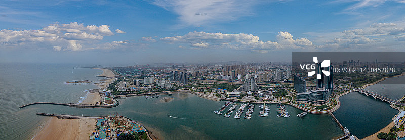 日照 东港区 地标 航拍素材 山东 日照市 城市 商业 风光图片素材