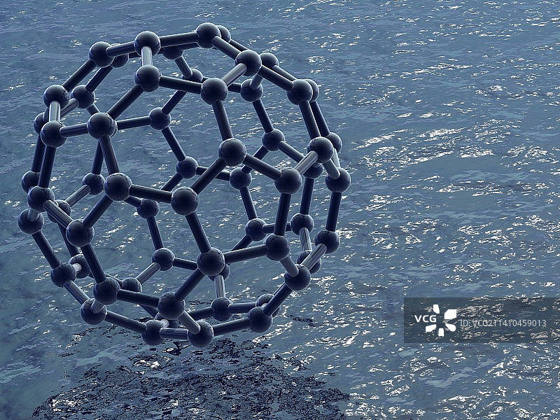 巴基球分子艺术图图片素材