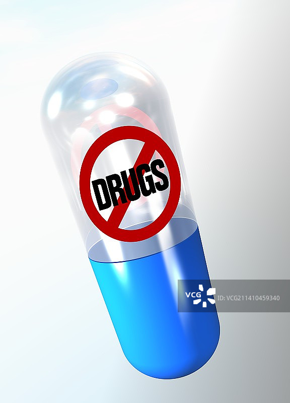 拒绝毒品概念艺术图片素材