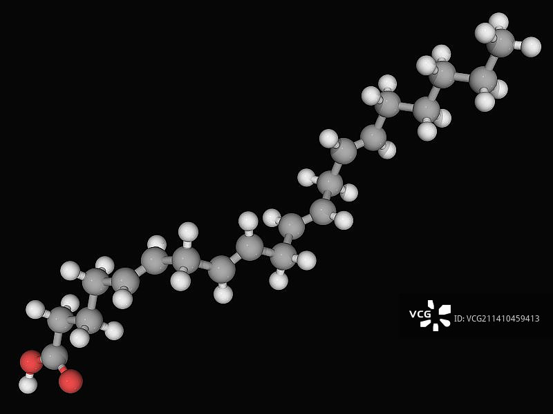 花生四烯酸分子图片素材