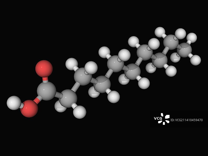 癸酸分子图片素材
