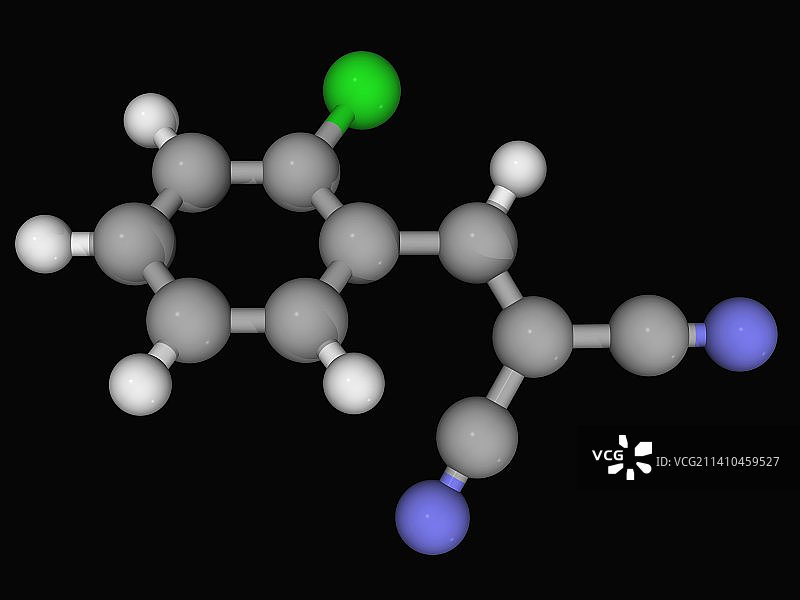 催泪瓦斯分子图片素材