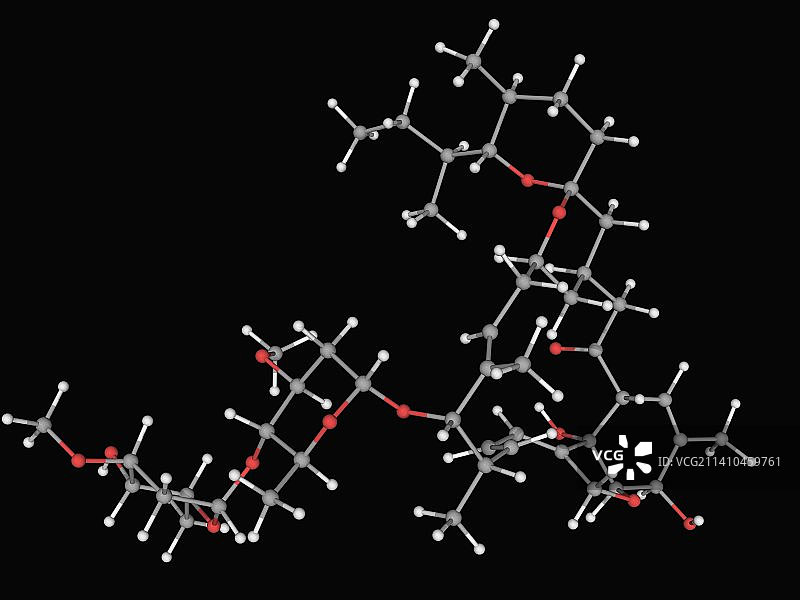 伊维菌素药物分子图片素材